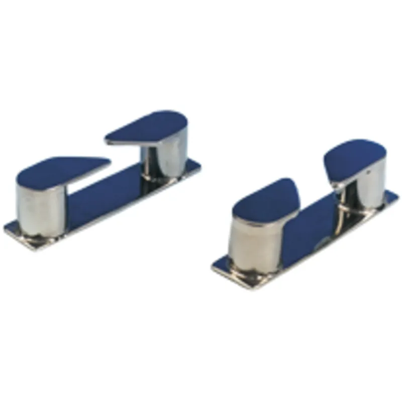 Niro Lippklampe Rechts, Abm. 115x27x30mm, Bugmontage