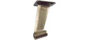 allpa Bronze Wellebock/Montageplatte mit rechteckiger Montageplatte