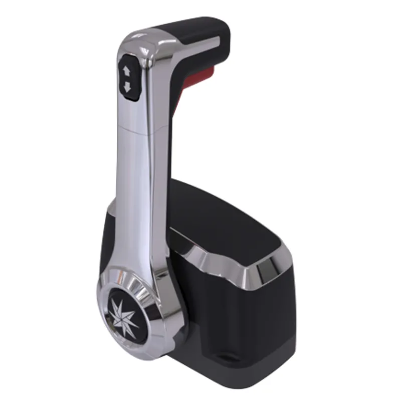 Seastar Xtreme Schaltkasten, Toppmontage, Chrom, Neutraler Interlock, Trimmschalter, Tiltschalter