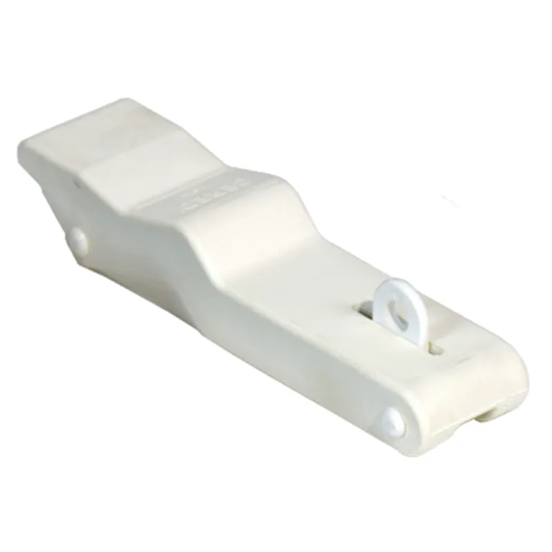 Peak Elastic Antivibrating Latch W/O Padlock Holder 150x36 White