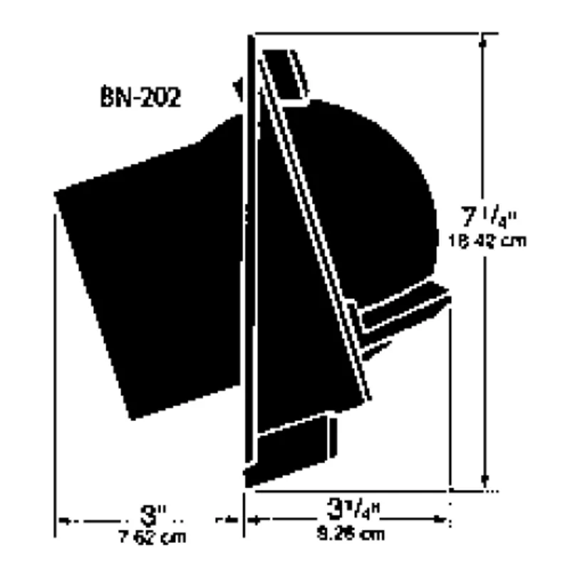 Ritchie Kompass Modell 'Navigator Bn-202', 12v, Schotkompass, Rose Ø93,5mm/5°, Schwarz