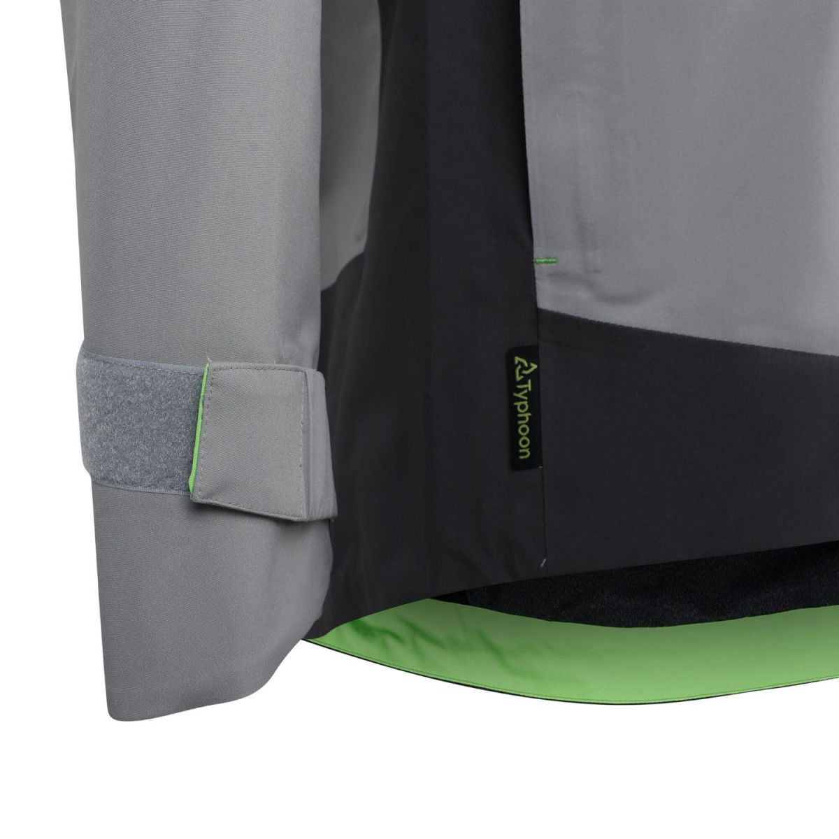 Typhoon Performance Coastal Jacke Grau/Grün Gr. XXL