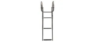 Teleskopische Badeleiter für Badeplattform