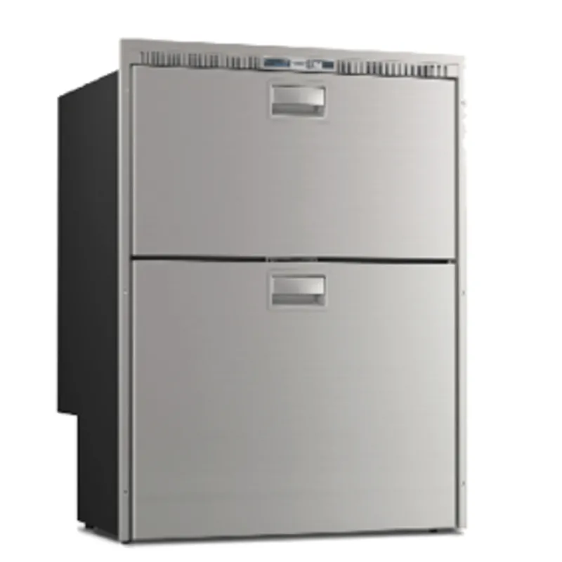 Niro Einbaugefrierlade, Ice Maker & Kühllade 'Sea Drawer' Modell 'Dw210dtx Im', 104l & 78l, 12/24v, Int. Kompressor