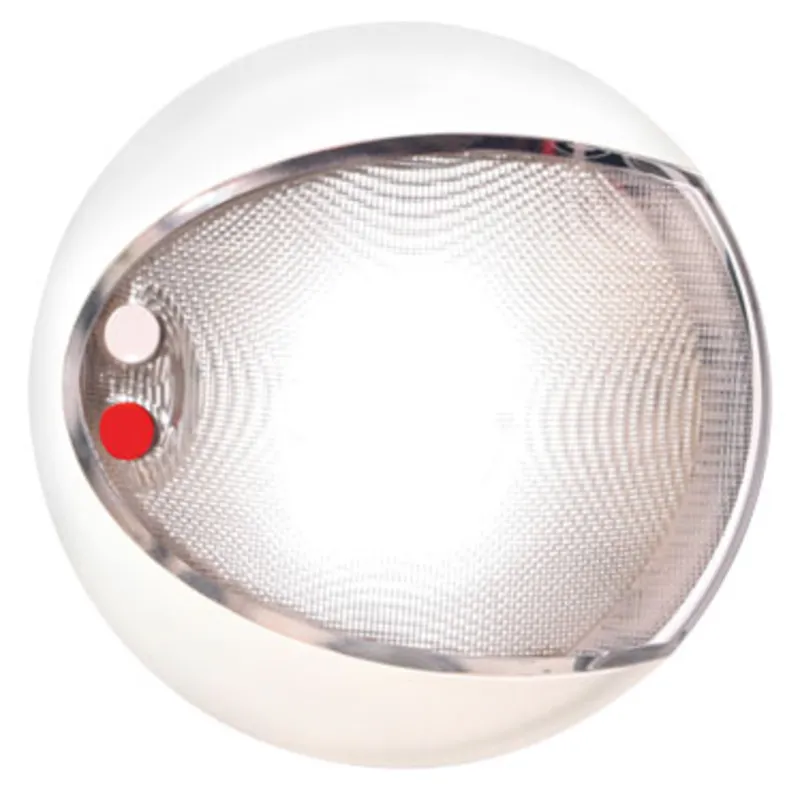 Hella Euroled Touch, 2-Farbe Led, Weiß / Rot, 9-33v, Weiß Huis, Ø129,5mm, H=29,5mm