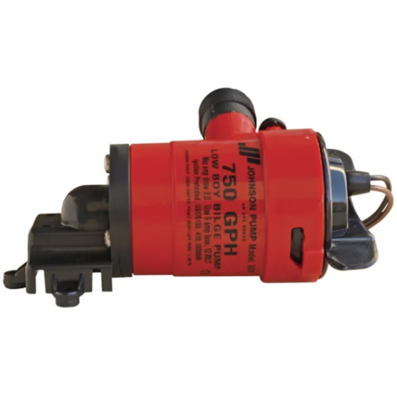 Johnson Pump Low Boy Bilgepumpe (Cartridge Typ) L750, 12v/3a, 73l/Min, Schlauchanschluss 1-1/8"