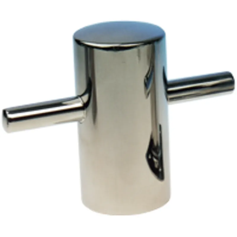 Niro Poller Bolzenmontage M8, Ø50mm, H=90mm