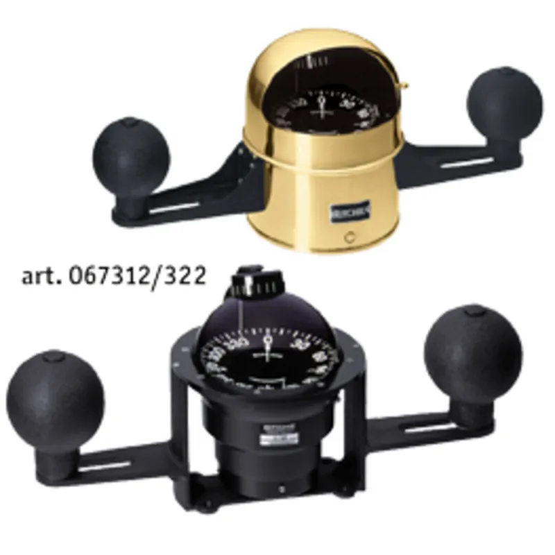 Ritchie Kompass Modell 'Globemaster D-5-S-B' 12/24/32v, Aufbau, Rose Ø127mm/2 Of 5°, Schwarz