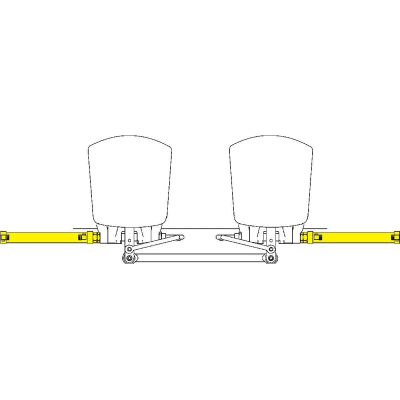 Seastar Hydraulischer Outboard- Steuerung/Seitenmontage, 2 Motoren