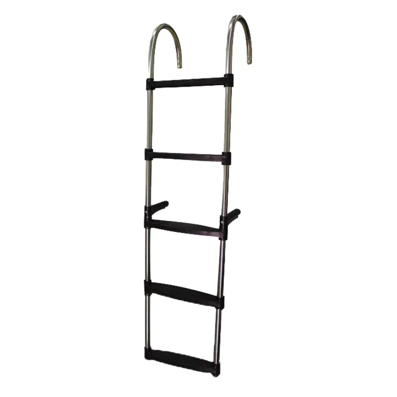 Badeleiter Aus Rostfreiem Stahl mit 5 Stufen; Rutschsichere Stufen Aus Küstenkunststoff
