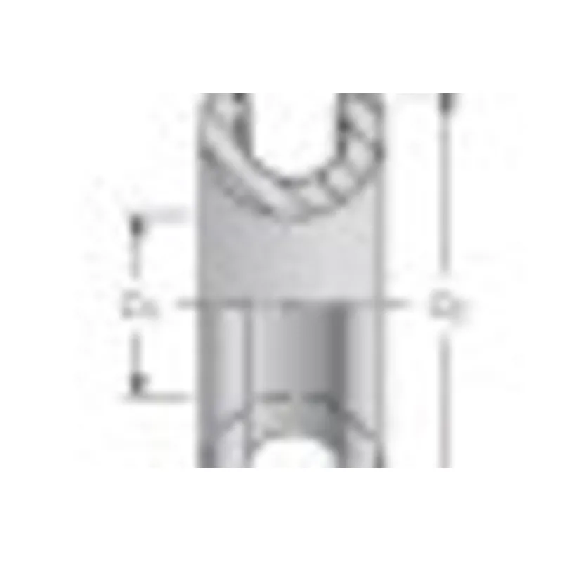 Antal Aluminium Low Friction Ring, D1=10mm, D2=25mm, Ø=7mm, T=12mm, Arbeitslast 800kg