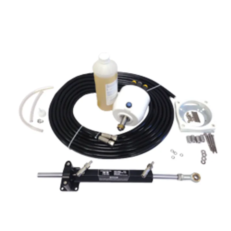 Hydraulischer Steuersatz 50kgm, Inkl. Pumpe/Zyl./Fitting/Öl (Teleflex)