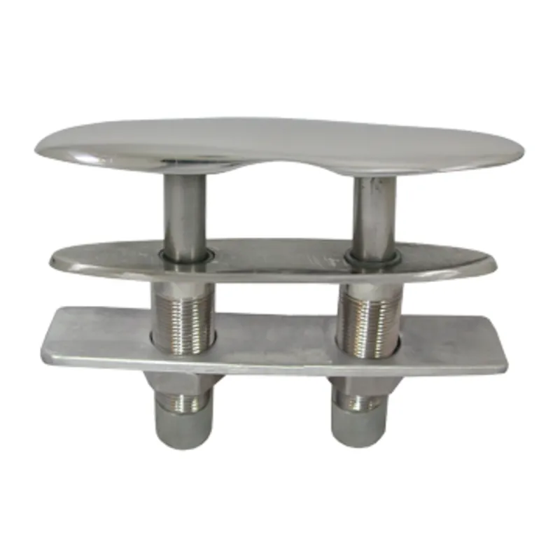 Niro Versenkbare Klampe, A=146mm, B=34mm, C=60mm, D=57mm, E=22mm, F=25mm