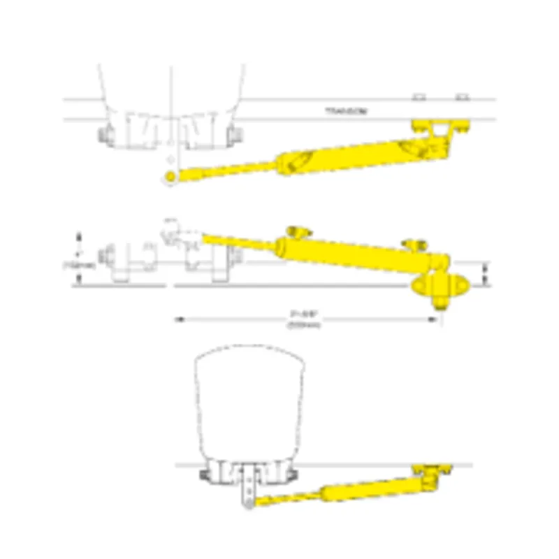 Seastar Hydraulischer Outboard- Steuerung/Spiegelmontage