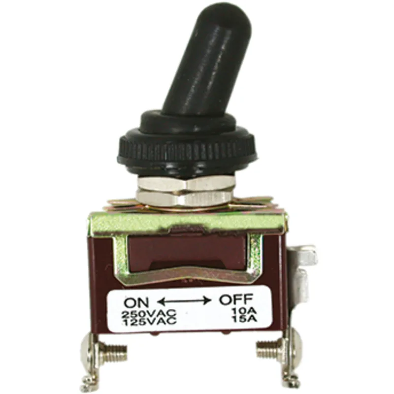 Kippschalter, 10A, 2-Posities, A=28mm, B=14mm, C=18mm