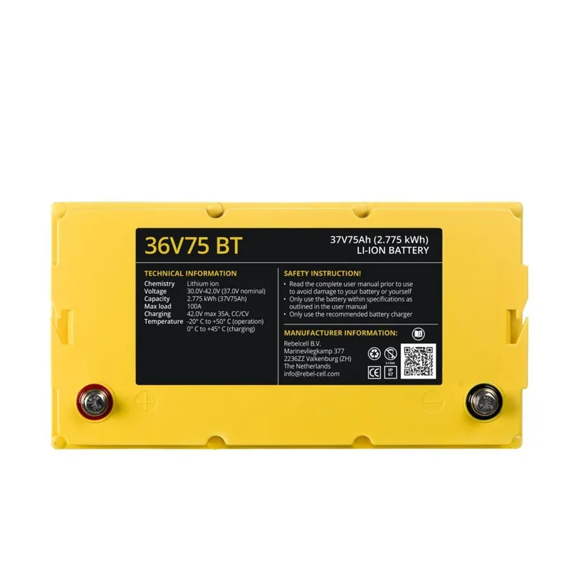 Rebelcell 36V75 BT Li-Ion Akku (2,775 kWh)