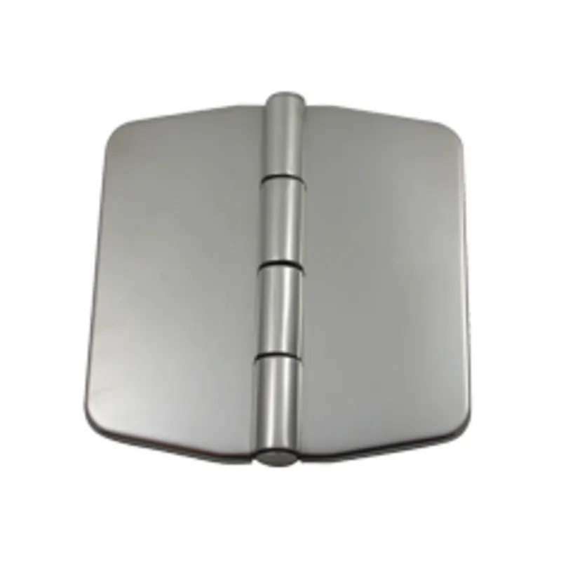 Niro Scharnier mit Abdeckung für Schranktüre, 75x75x2mm