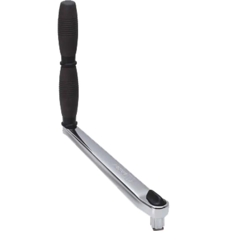 Verchromte Winsch-Kurbel, L=250mm, Gewicht 1,53kg, Doppelgriff