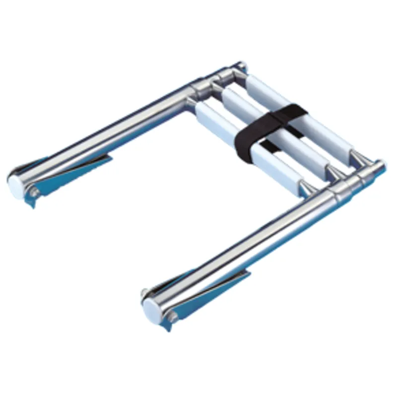 Niro Teleskopische Badeleiter für Montage auf Der Badeplattform, 3-Stufen, Max. Rohr Ø32mm