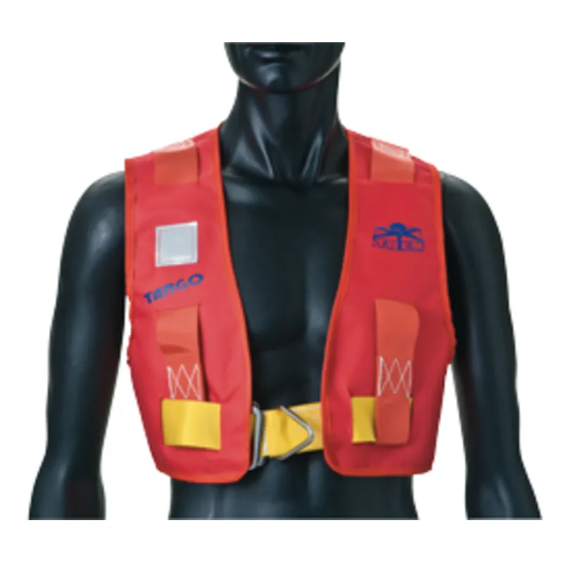 Komfort-Sicherheitsgurt 'Tango', Niro Schnalle & Ring, Bl 2000kg, Brustumfang 800-1200mm, Rot