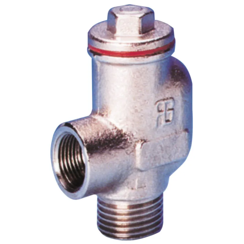 Messing Belüfter mit Verschlußkugel, 1/2", Innen- & Außengewinde