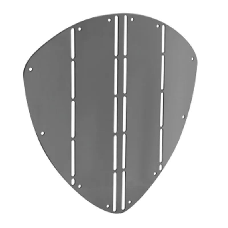 Niro Bugschutzplatte, A=350mm, B=345mm, Triangelförmig