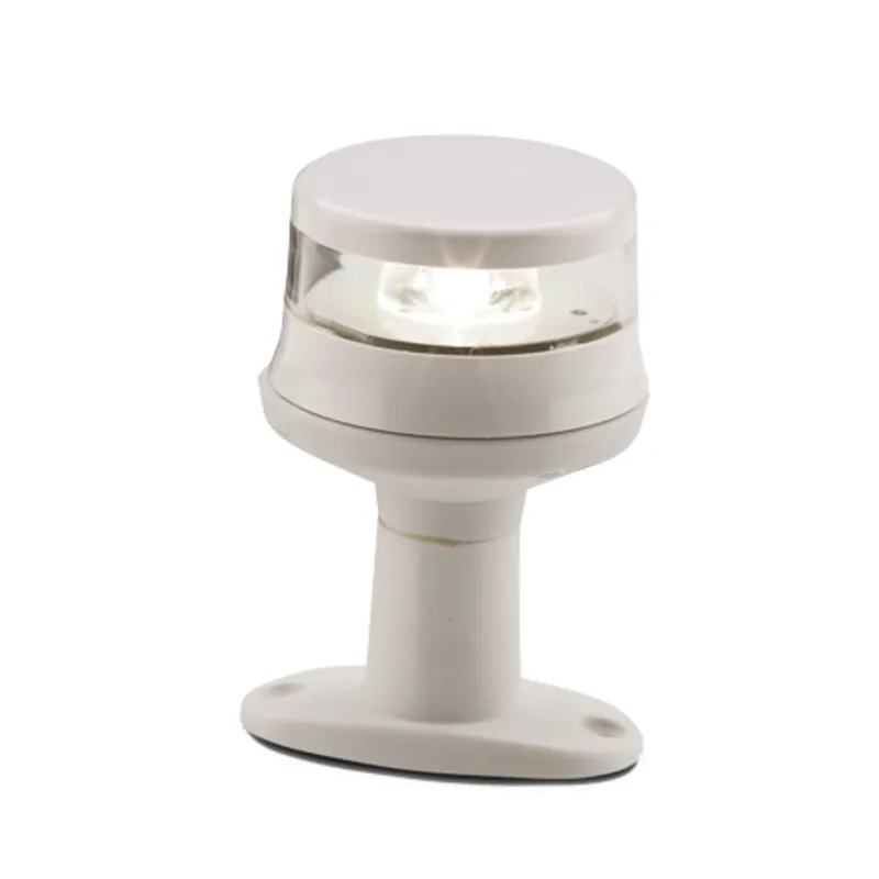 Toplaterne 360°, Weiß, Led 12-24v, Weißes Kunststoffgehäuse