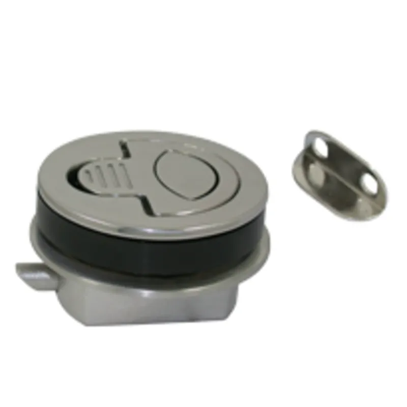 Niro Einlaßgriff mit Drehverschluß und Nylon Gehäuse, Wasserdicht, A=4-13mm, B=25mm, C=61mm, D=50mm