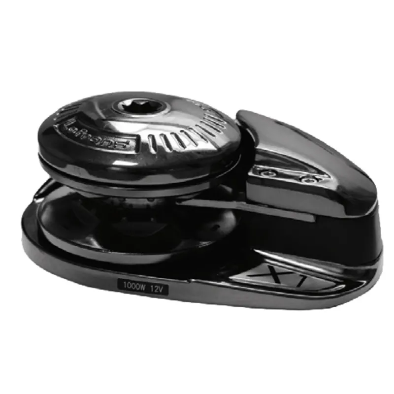 Lofrans ankerlier verticaal, 'Project X1', 8mm, 12V, 800W, zonder verhaalkop, Dark Version