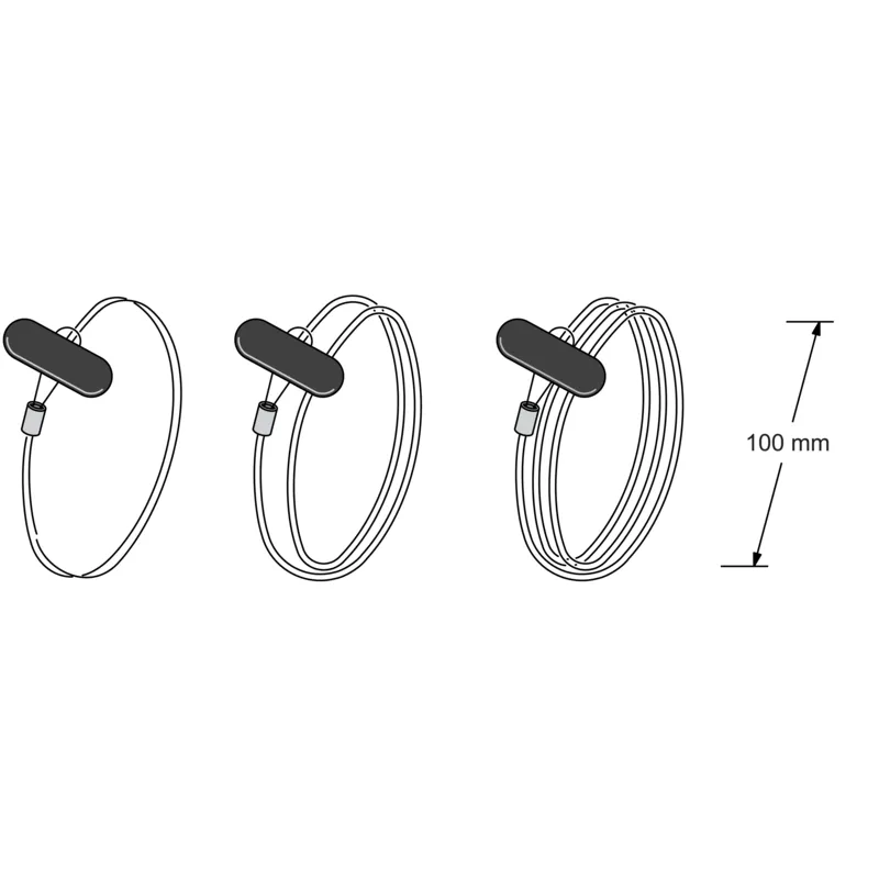 Antal Dyneema Snap Loop, Typ Triple, Ø=5mm, L=700mm, Arbeitslast 3000kg