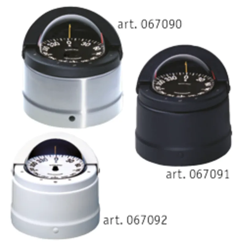 Ritchie Kompass Modell 'Navigator Dnp-200', Aufbaukompass, 12v, Rose Ø114,3mm/5°, Niro