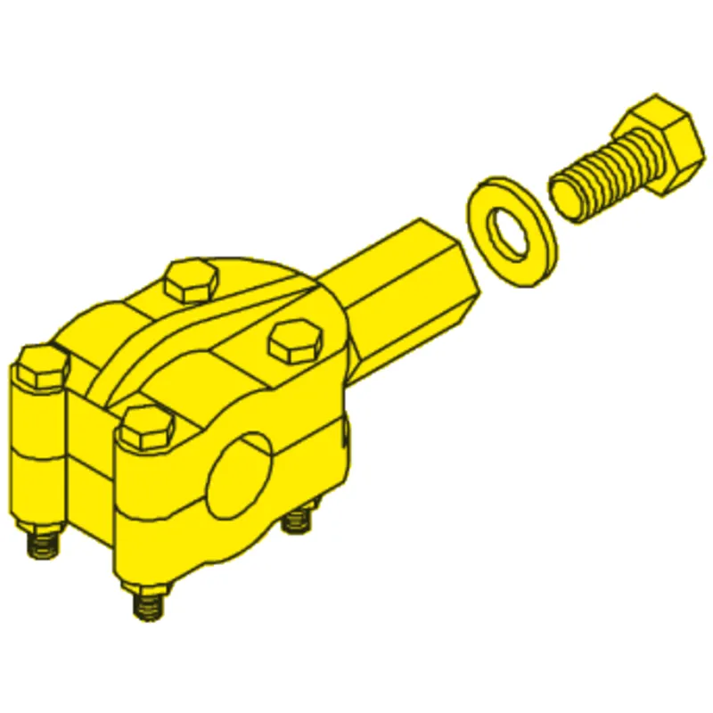 Seastar Heavy Duty Klemmblock, H=75mm