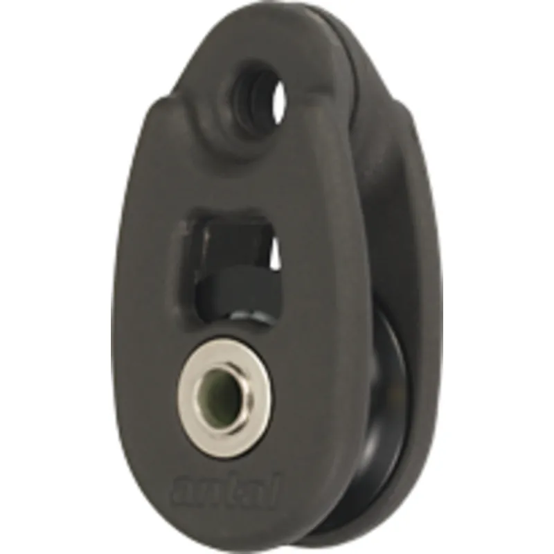 Antal Kunststoff Mini Snatch Block, Schwarz