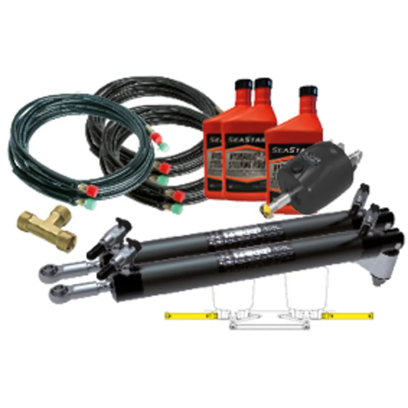 Seastar Hydraulischer Outboard- Steuerung/Seitenmontage, 2 Motoren