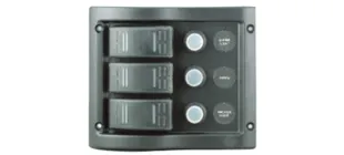 Schalttafel mit 3 Positionen